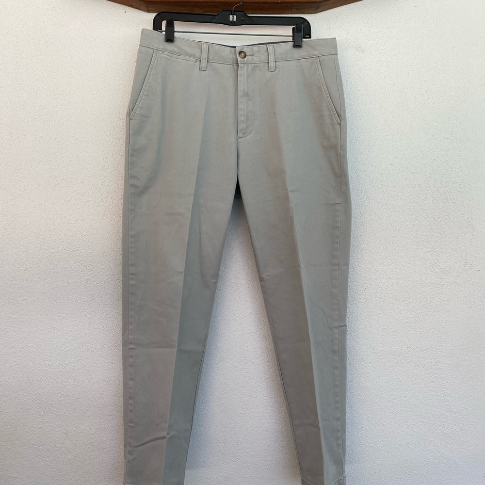 Náutica Mens deck pants / khakis 33 waist, 30 inseam m, light grey - Picture 2 of 4